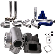 Laad de afbeelding in de galerijviewer, Universal voor GT35 Turbo Water Cooled Turbo and 2.5 Inch Intercooler Piping Kit