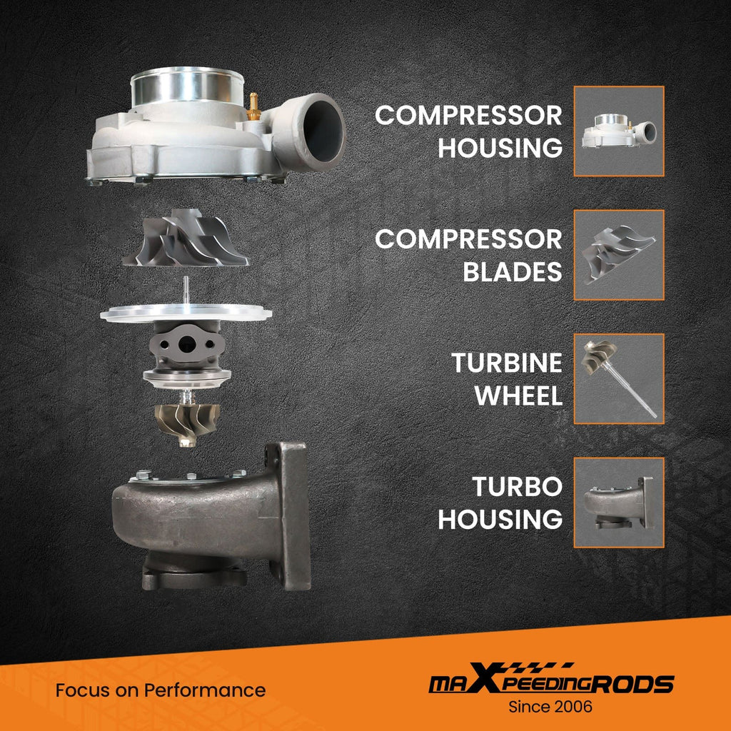 Voor GT35 GT3582 Turbo geschikt voor Charger T3 AR.70/63 Anti-Surge Compressor Turbo Lager