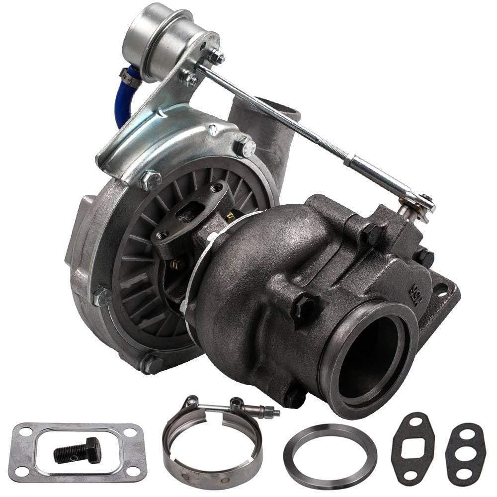 Universal T3 Turbo .63 A/R Oil Hybrid V Band voor 4 6 Cylinder TCD