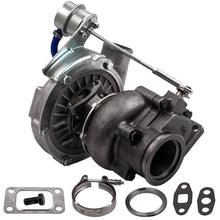 Laad de afbeelding in de galerijviewer, Universal T3 Turbo .63 A/R Oil Hybrid V Band voor 4 6 Cylinder TCD