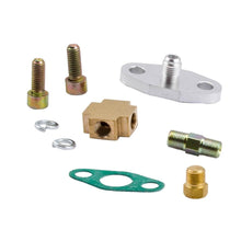 Laad de afbeelding in de galerijviewer, Voor GT45 Turbo T4 V-BAND 1.05 A/R 78Trim 600+ HP Boost + Olietoevoerleiding Kits