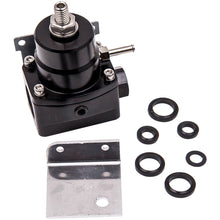 Load image into Gallery viewer, Verstelbare Brandstofdrukregelaar Kit -6AN Fitting End Aluminium Set