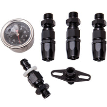 Load image into Gallery viewer, Verstelbare Brandstofdrukregelaar Kit -6AN Fitting End Aluminium Set