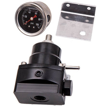 Load image into Gallery viewer, Verstelbare Brandstofdrukregelaar Kit -6AN Fitting End Aluminium Set