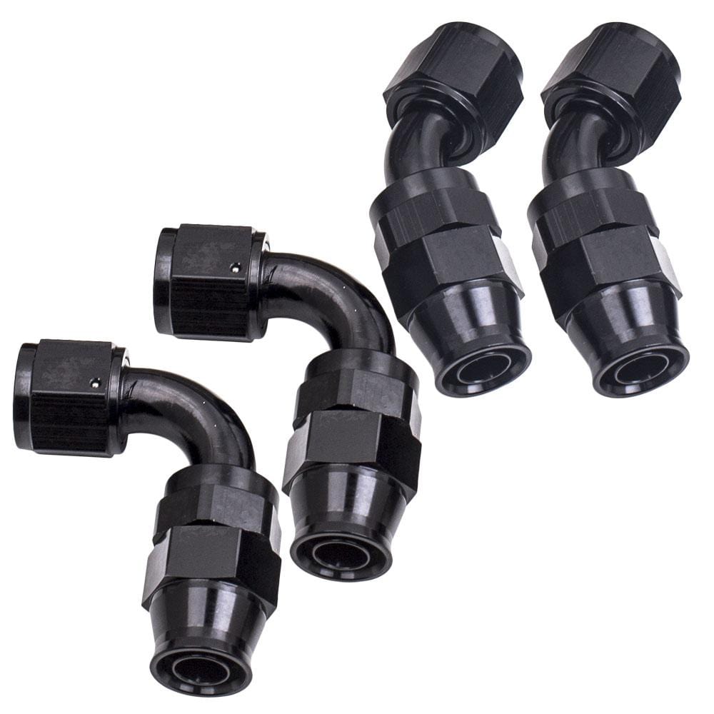 AN-10 Reusable Swivel Hose End Nylon and Roestvrij staal Braided 20FT Fuel Line