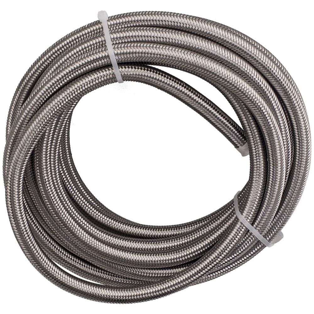 11 stuks AN-8 AN8 Roestvrij staal 20FT Fuel Line Hose End Fitting Kit