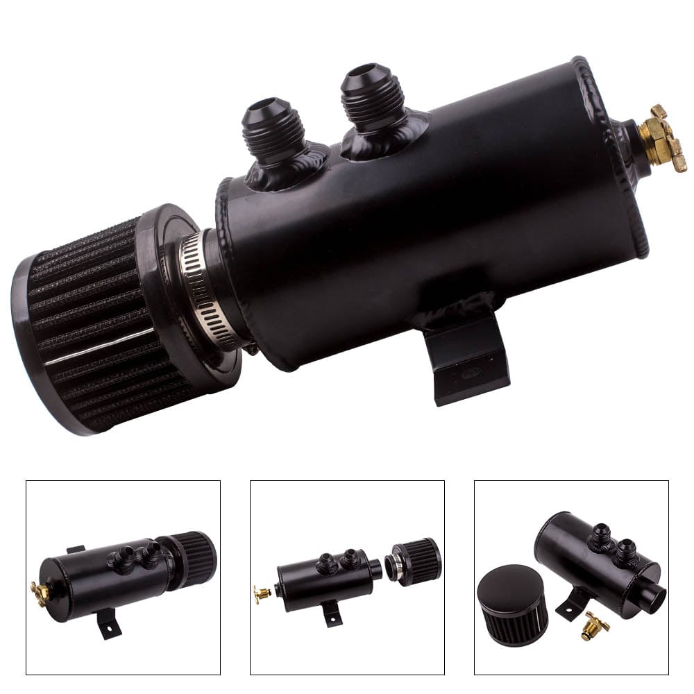 AN10 Alloy Oil 0.75L met Baffle Catch Can Tank 750ml