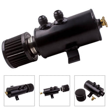 Load image into Gallery viewer, AN10 Alloy Oil 0.75L met Baffle Catch Can Tank 750ml