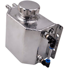 Laad de afbeelding in de galerijviewer, 1000ml Aluminium Radiateur Coolant Overflow Recovery Tank Universal Cold Engine