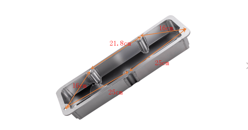 Suitable voor Ford FE 1958-1976, 332, 352, 428, motoren Tall Aluminium Klep Covers