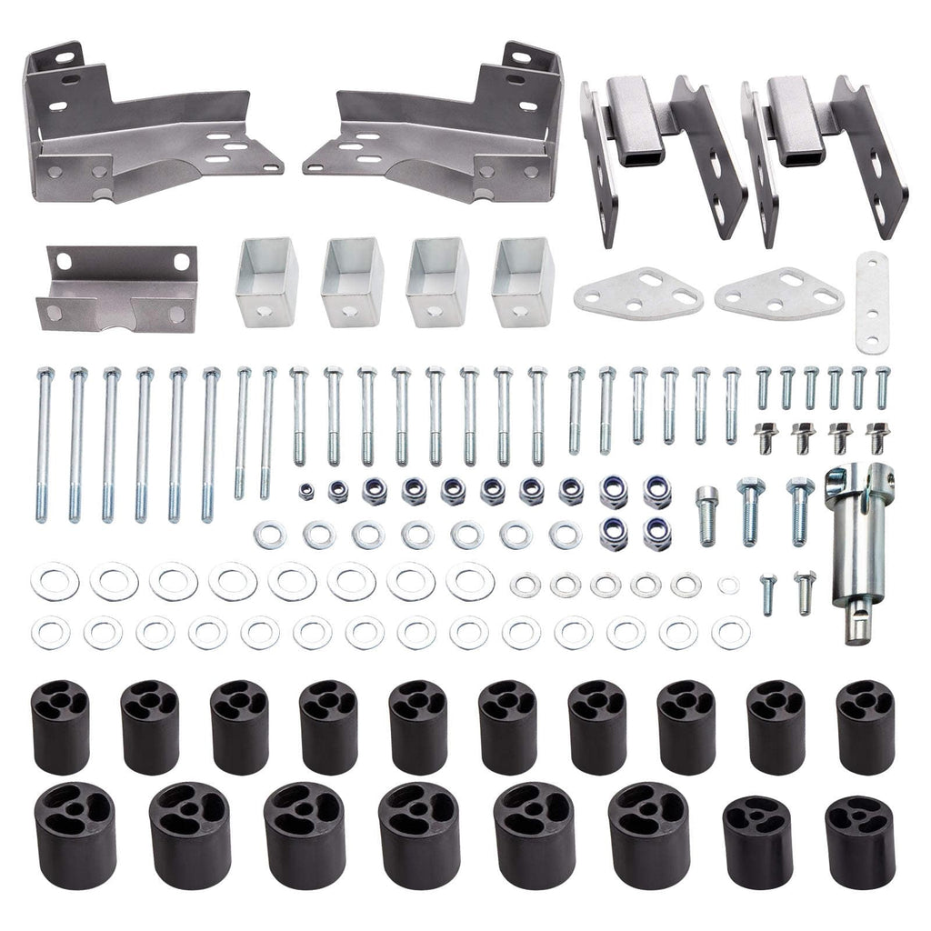 3" voor 3" achter Body Lift Kit suitable voor Chevrolet Silverado 1500 2WD/4WD 2007-2013