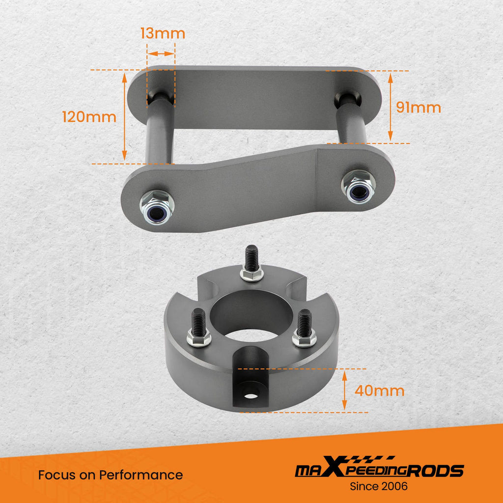 Leveling Lift Kit 3 voor 2 achterzijde geschikt voor NISSAN Xterra Frontier 2005-2015 2WD 4WD