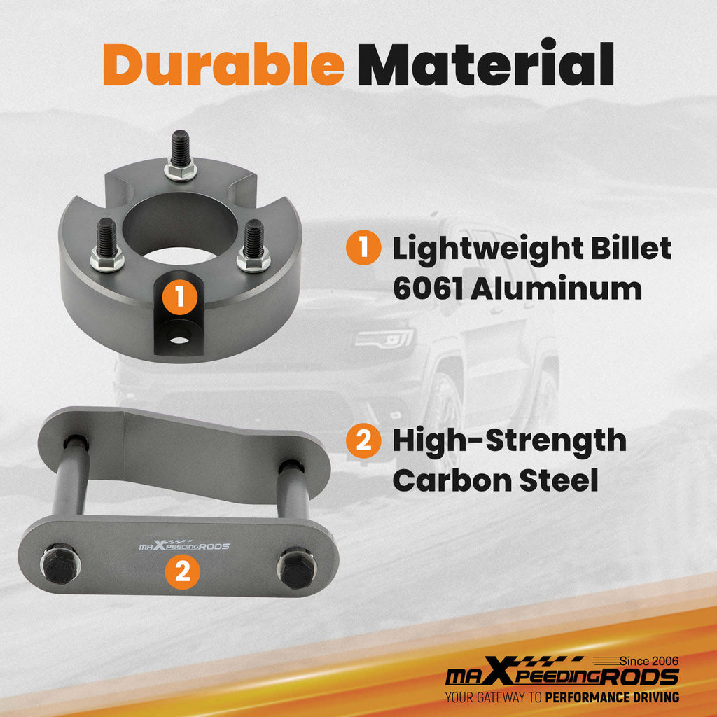 Leveling Lift Kit 3 voor 2 achterzijde geschikt voor NISSAN Xterra Frontier 2005-2015 2WD 4WD