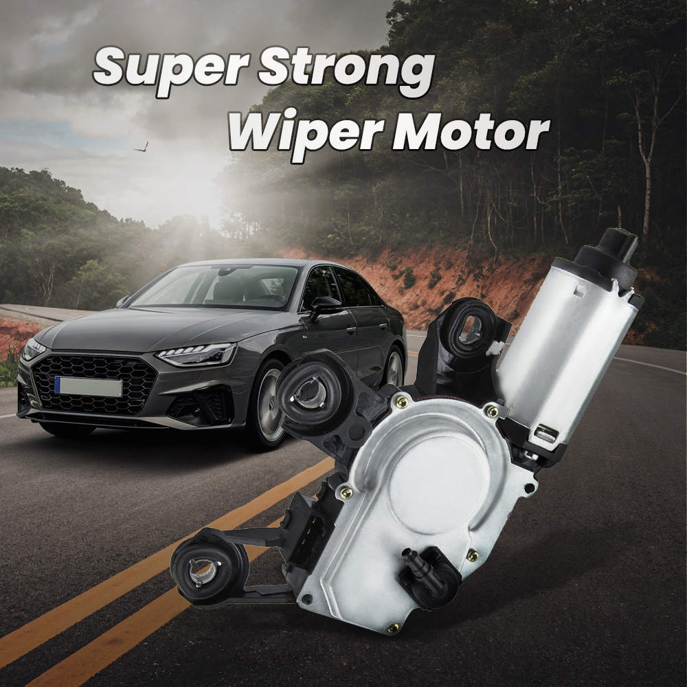 Ruitenwissermotor Kit geschikt voor Audi A3 8P1 8PA A4 8E2 B6 8EC B7 A6 Q5 Q7 8E9955711B achter