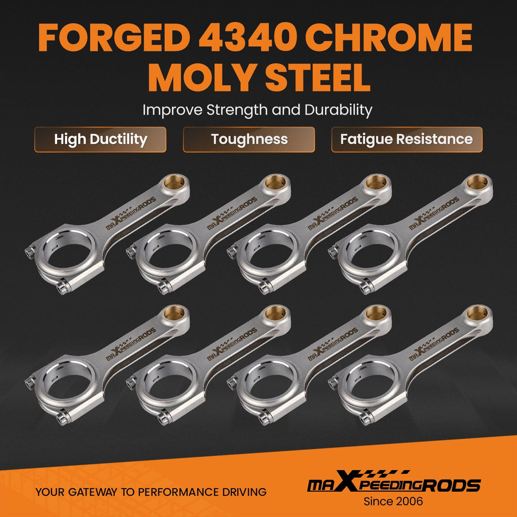H Beam Drijfstangen geschikt voor Nissan Patrol Safari 4.2L TD42 Turbo Diesel ARP