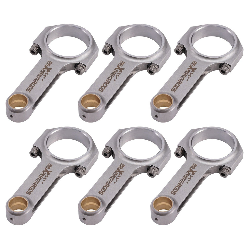 6 stuks H-beam drijfstangen geschikt voor Porsche 3.2 Carrera 911 3.3 Turbo