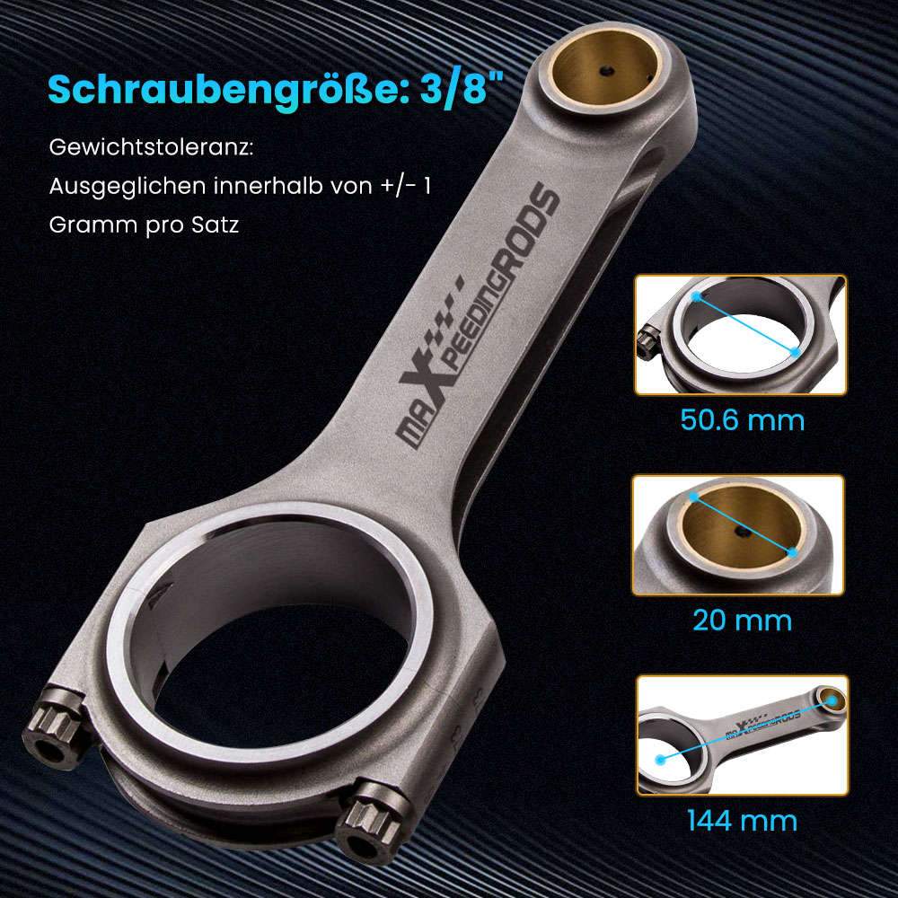 H-Beam Drijfstangen Suitable voor Audi RS2 S2 S4 3B RR AAN 2.2L Turbo 5cyl ARP