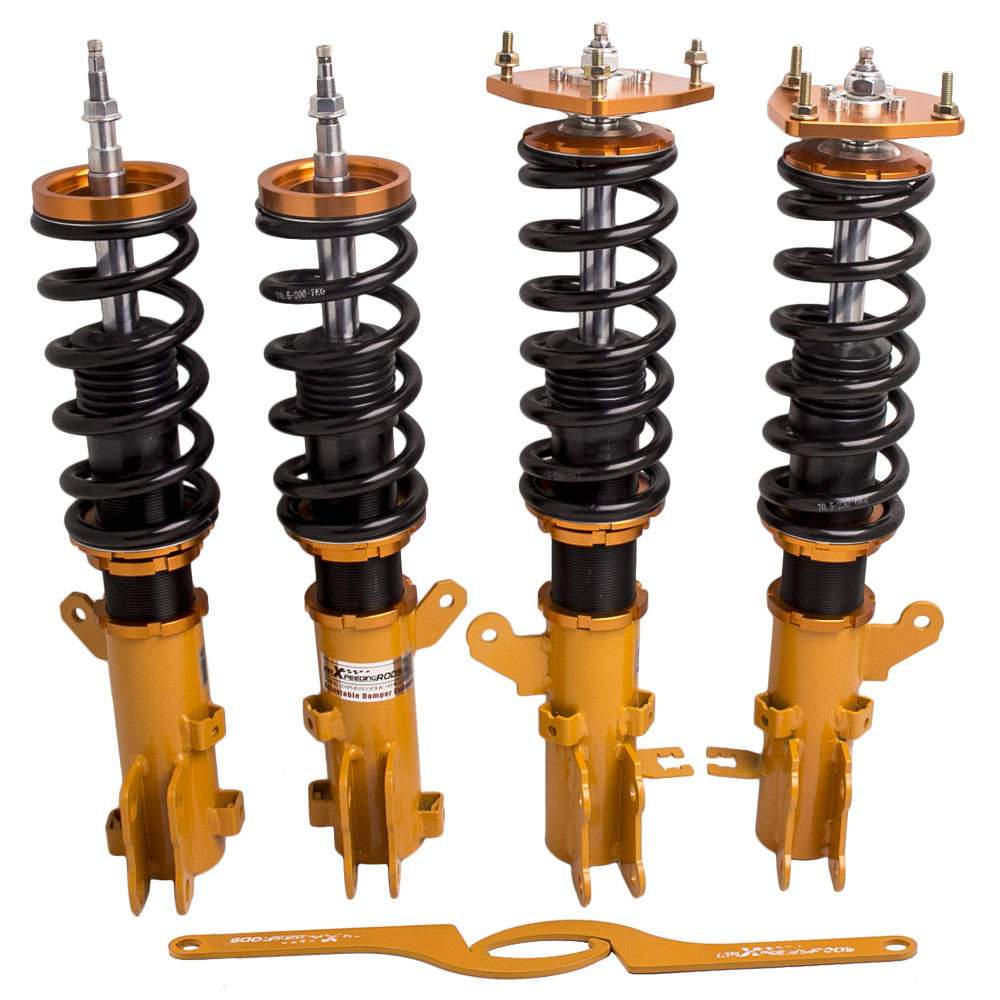 24-step Damper and In hoogte verstelbare Schroefset Geschikt voor Hyundai Tiburon 2003-2008