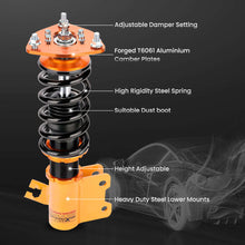 Laad de afbeelding in de galerijviewer, Verstelbare voor Damper Schroefset geschikt voor Nissan S13 Silvia 200SX 89-93