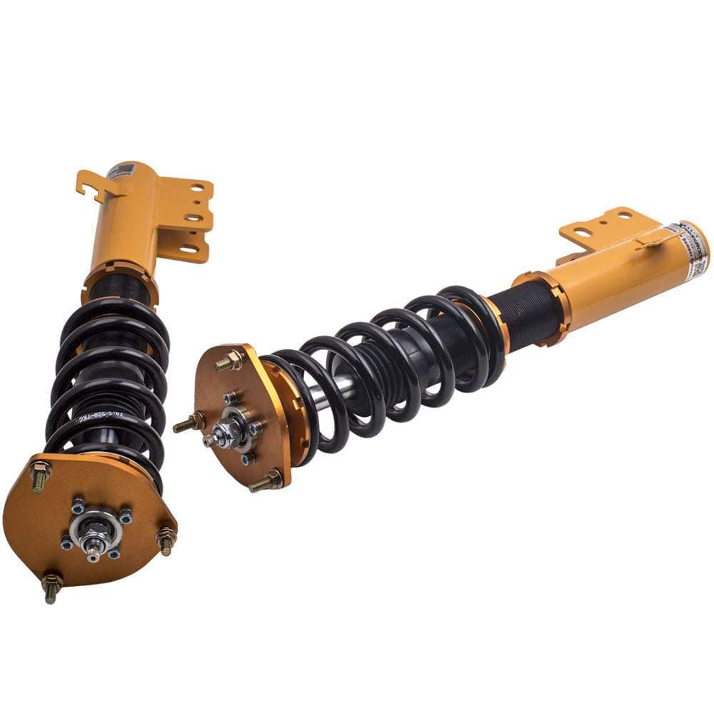 Verstelbare sports suspension geschikt voor Subaru Forester model years 1998-2002 golden