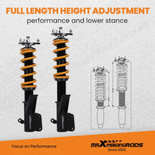 Laad de afbeelding in de galerijviewer, Schroefset Shock Veerpoot Kit geschikt voor Honda Civic EM EM2 2001-05 Schokdemper Suspension