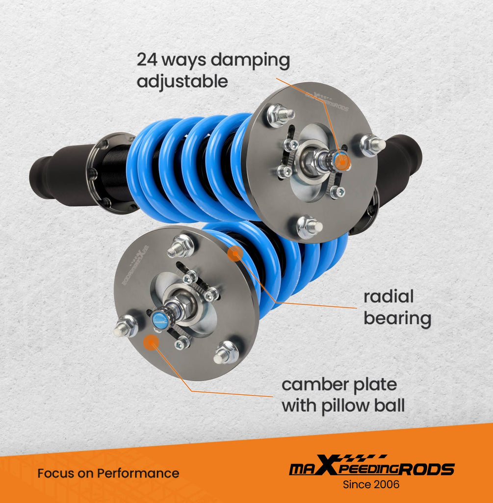 Schroefset demping einstellbar geschikt voor Mitsubishi Eclipse 95-99 D38A Cabriolet