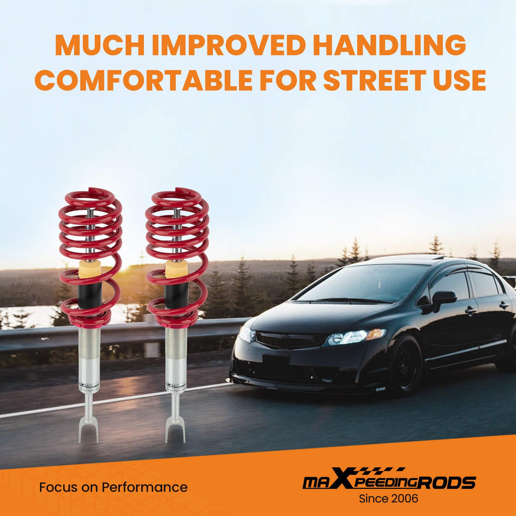 Schroefset Verstelbare Verlaging Kit geschikt voor AUDI A4 B6 B7 8E 8H voor quattro Schroefsets