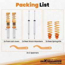 Laad de afbeelding in de galerijviewer, Schroefset geschikt voor BMW E91 E92 E93 Suspension Coil Spring Kit Coil Shock StrutsLowering