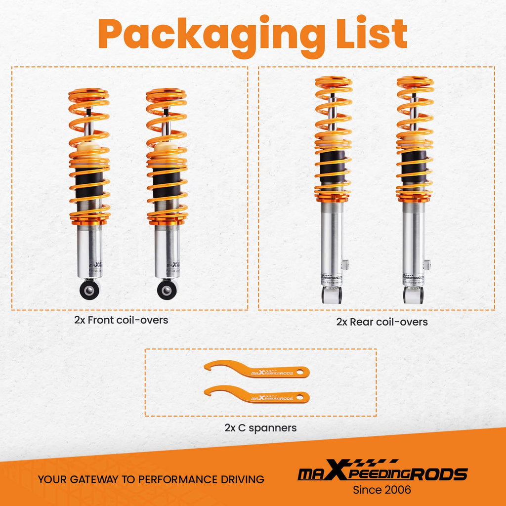 Schroefset suspension geschikt voor Mazda Mx-5 MX5 Miata NA Roadster 1.6L 1.8L Sport suspension