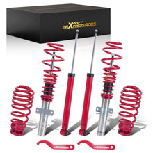 Laad de afbeelding in de galerijviewer, Gewinde-Fahrwerk voor VW Polo 9N 9N2 9N3 + Fox schroefset Coilover bobina Tieferlegung