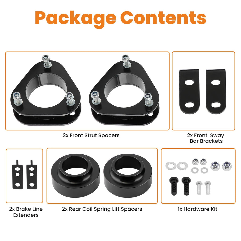 Voor 2in achter 1.5in Full Lift Kits geschikt voor Toyota RAV4 2006-2018 2012 nieuw
