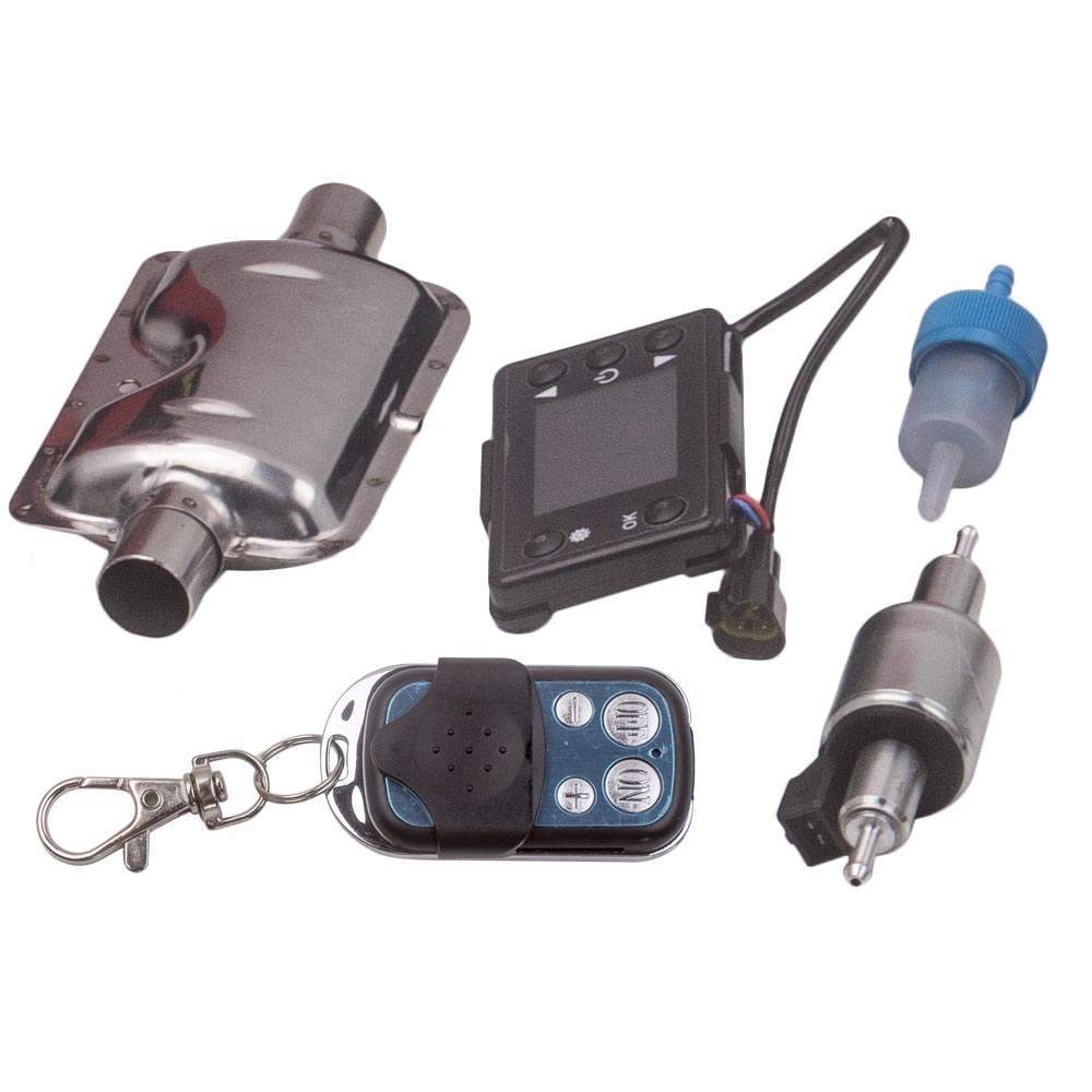 12V 5KW Diesel Air Heater alle-in-one Thermostaat Remote Control LCD Monitor