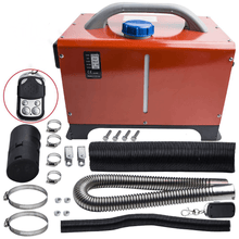 Laad de afbeelding in de galerijviewer, 5KW 12V Integrated Diesel Air Heater Parking Heater LCD Switch Caravan Red