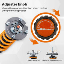 Laad de afbeelding in de galerijviewer, Schroefset geschikt voor Ford Mustang 2005 - 2014 Height-verstelbare springs