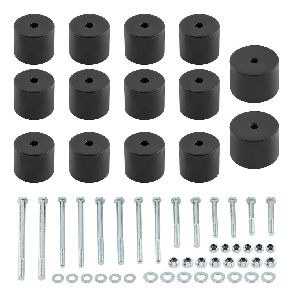 50mm Body Lift Kit Blocks Bolts geschikt voor Nissan Navara D22 Dual Cab w/ Tub 2 inch