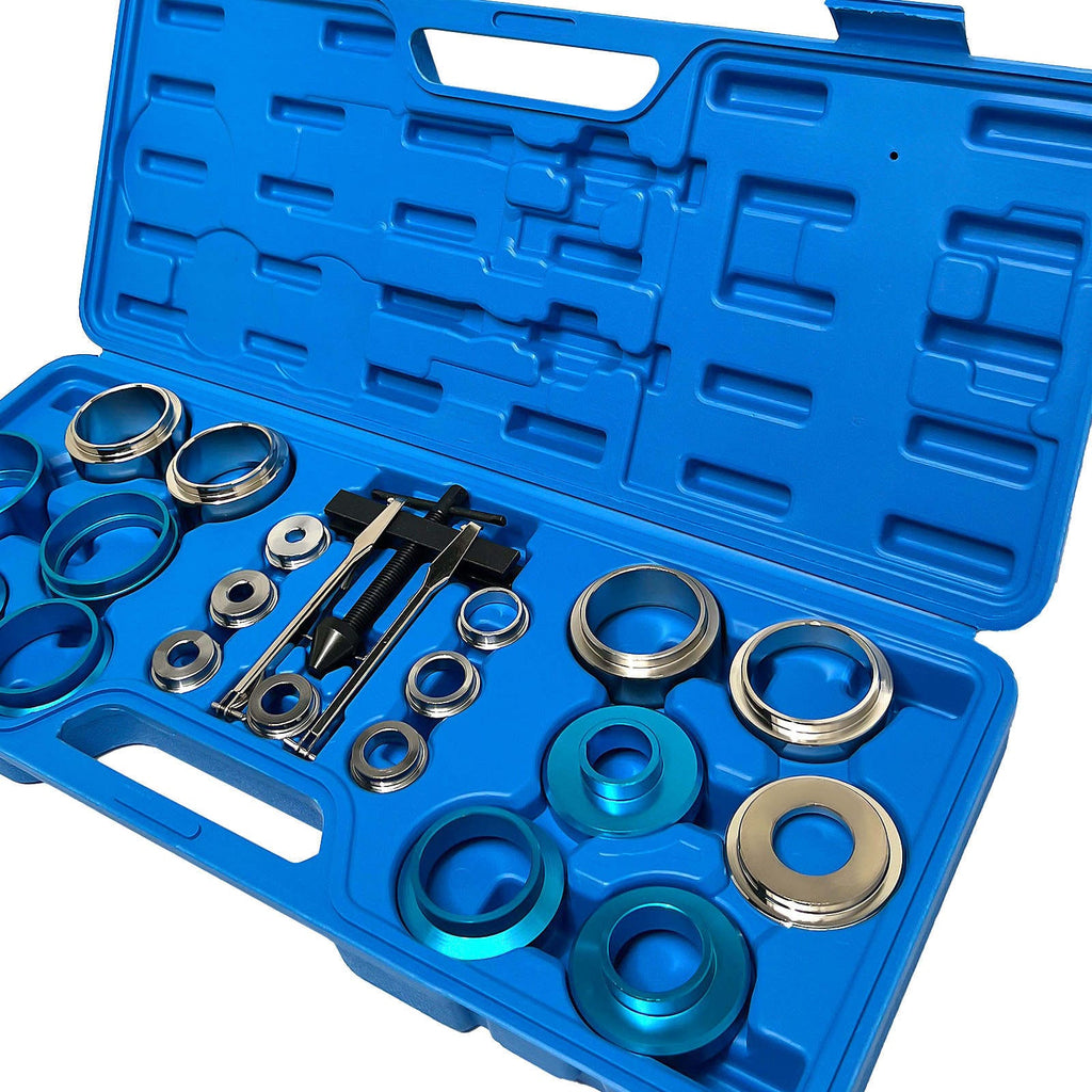 21x Krukas Nokkenas Oil Keerring Demontagegereedschap Installer Replace Adapters Gereedschap Kit nieuw