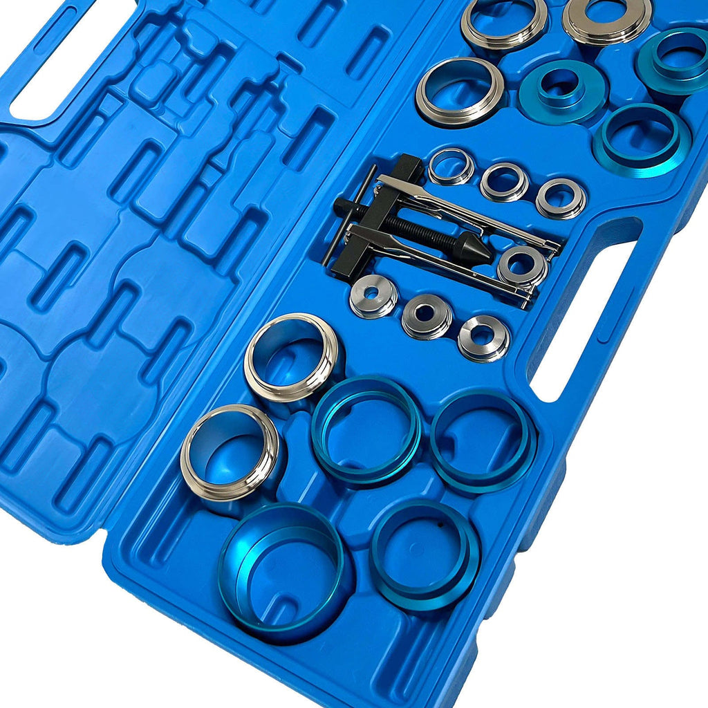 21x Krukas Nokkenas Oil Keerring Demontagegereedschap Installer Replace Adapters Gereedschap Kit nieuw