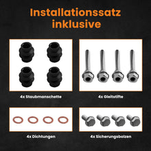 Laad de afbeelding in de galerijviewer, 2x Remklauw + 2x Remklauw geschikt voor Audi A3 geschikt voor VW Golf 4 Seat Ibiza 2 3 6Q0615425A