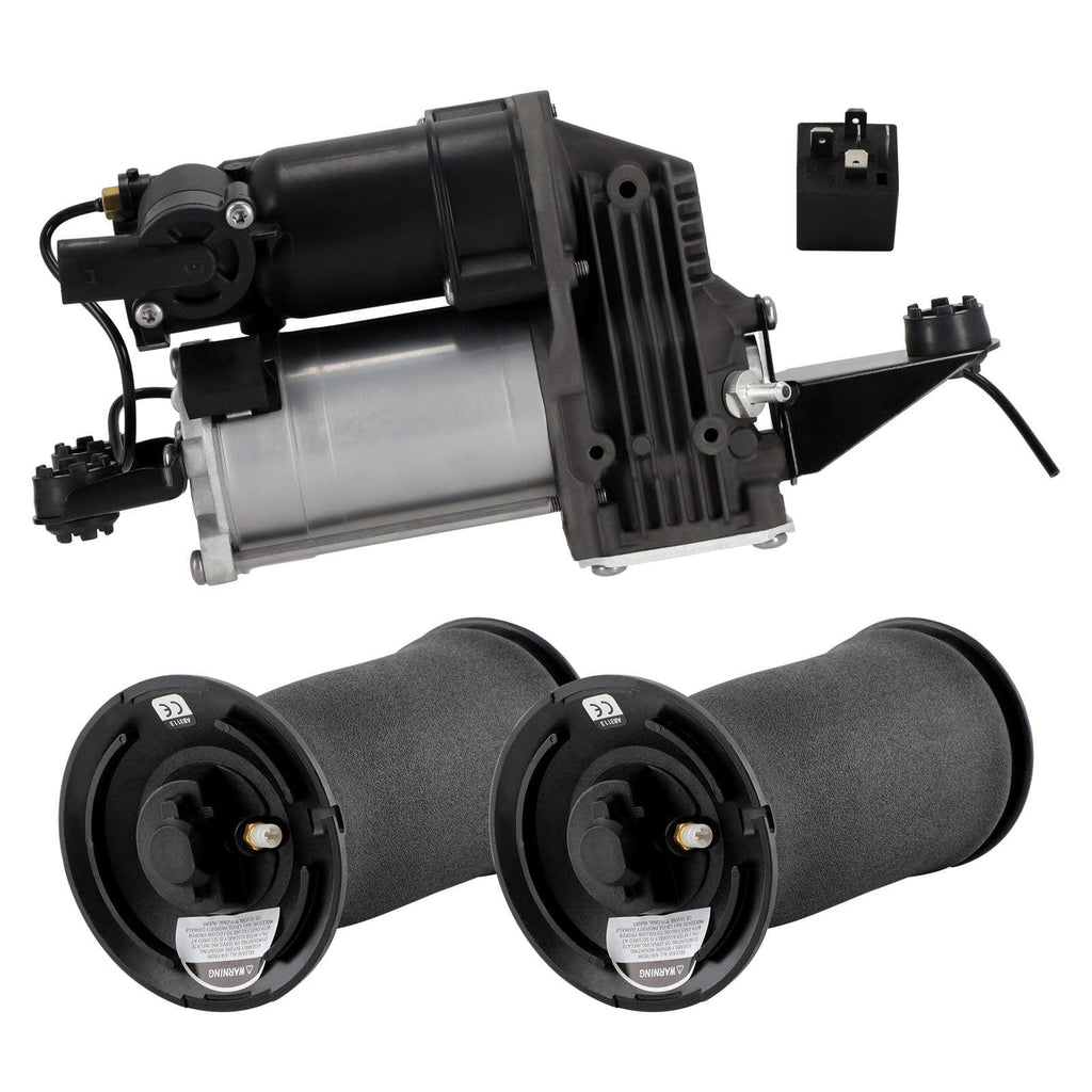 Air Compressorpomp 2 achter Luchtvering Veerbalg Kit geschikt voor BMW 5 Touring E61