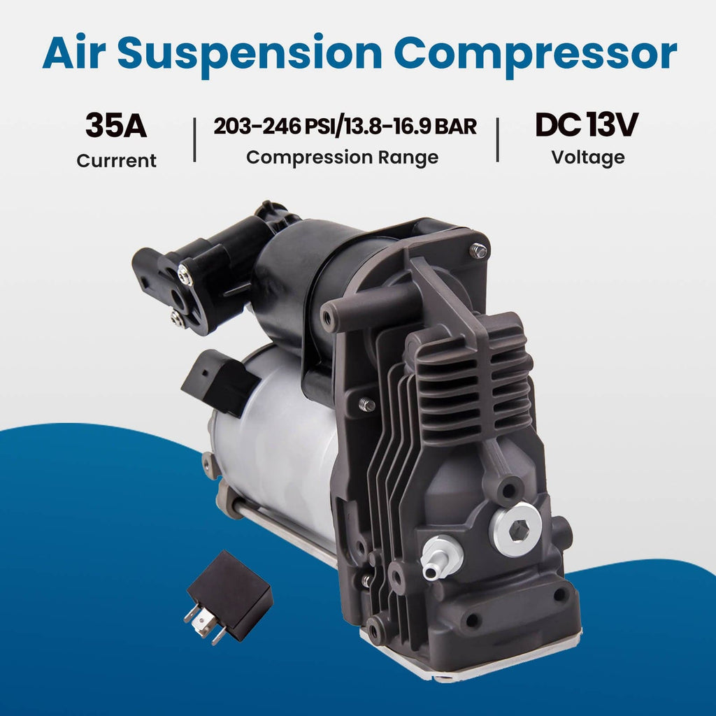 Luchtveringcompressor + Relay 37206789938 geschikt voor BMW X5 (E70) X6 (E71)