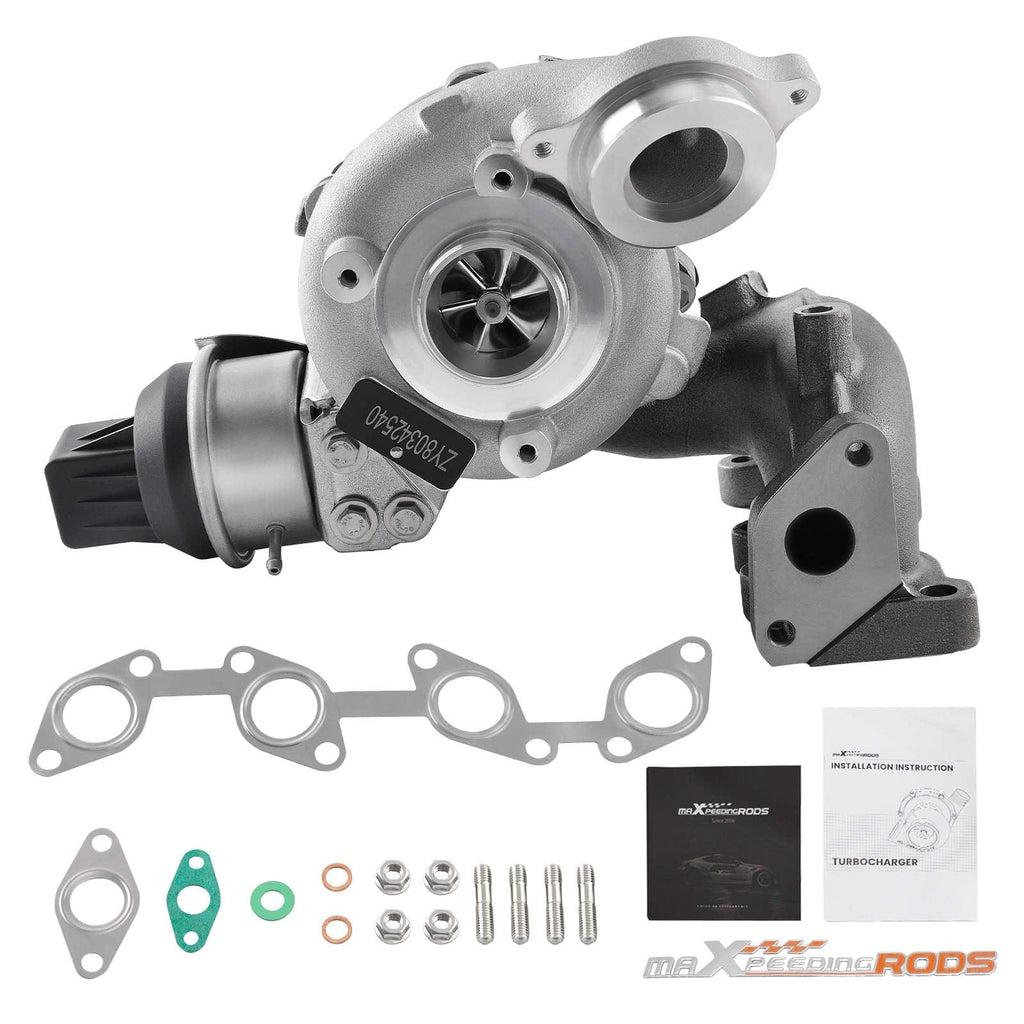Turbo BV43 met uitlaatspruitstuk geschikt voor VW Golf, Jetta en Audi A3 2.0 TDI