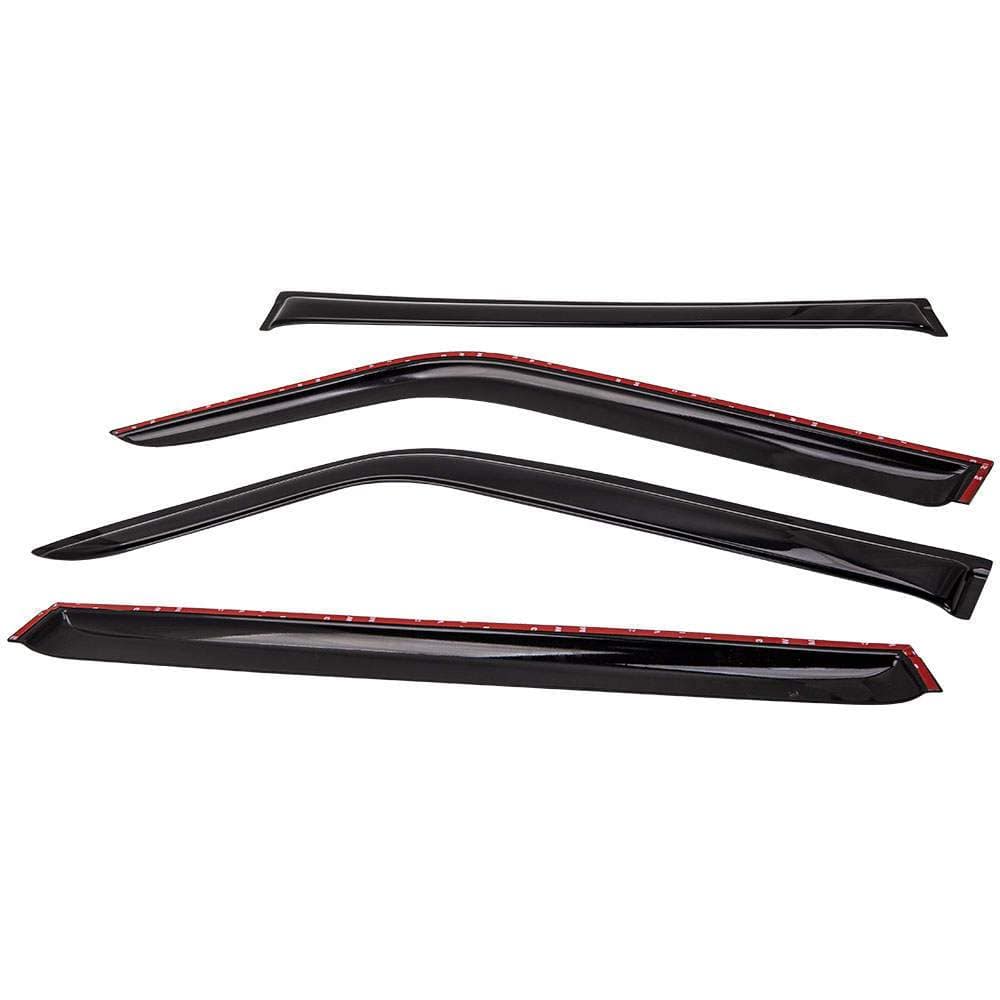 4 Weather Zijwindschermen geschikt voor Nissan Patrol Y61 GU 98-18 Window Door Visor