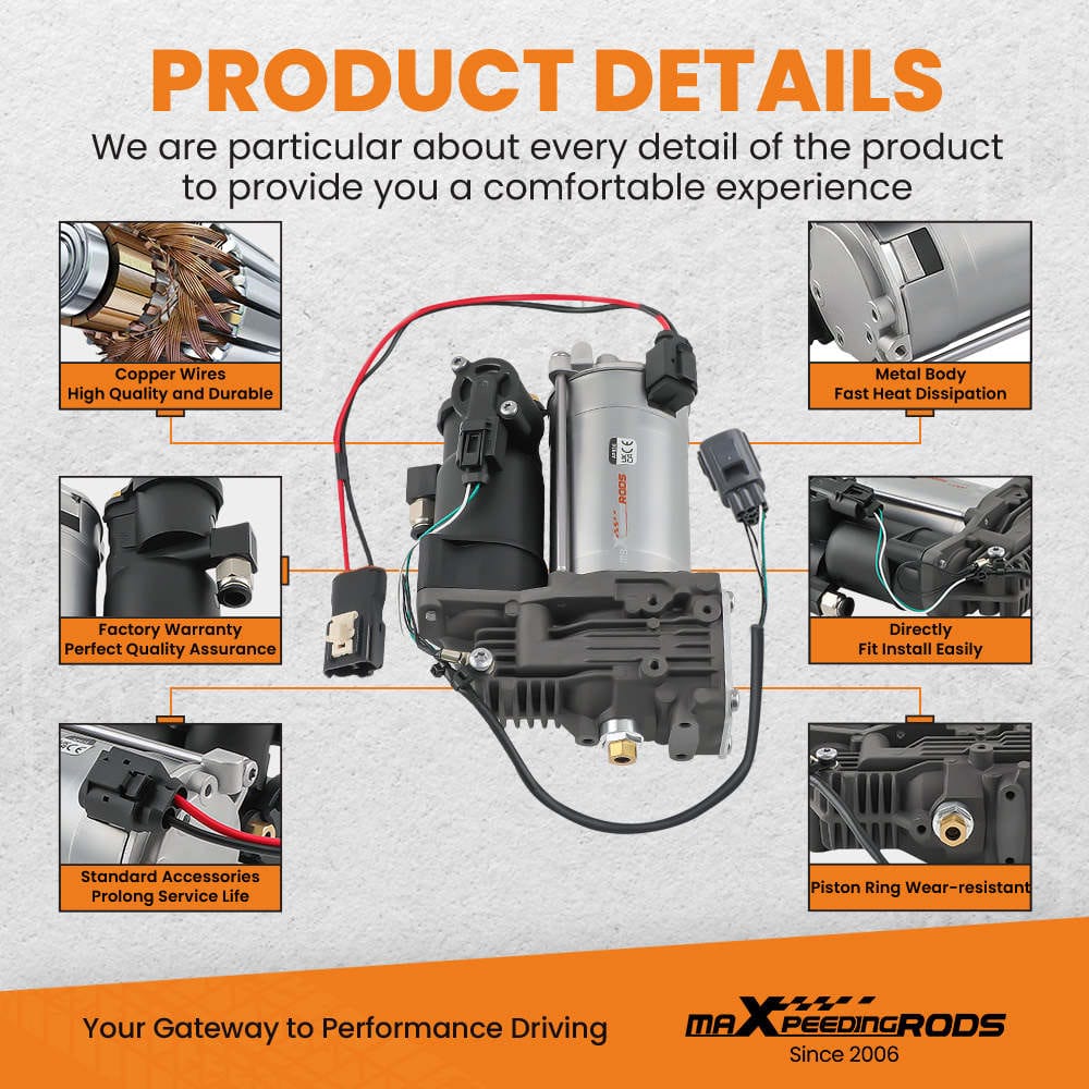 Luchtveringcompressor geschikt voor Land Rover Discovery MK3/4 Ride LR045251
