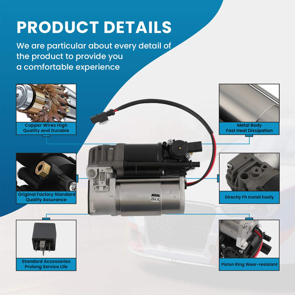 Compressor Luchtvering geschikt voor Mercedes E-Klasse W212 CLS 218 A2123200404 2123200143