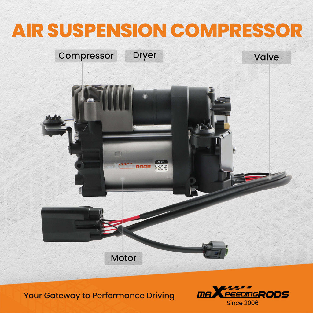 Luchtveringcompressor geschikt voor Jeep Grand Cherokee WK2 Dodge Ram 1500 68204387