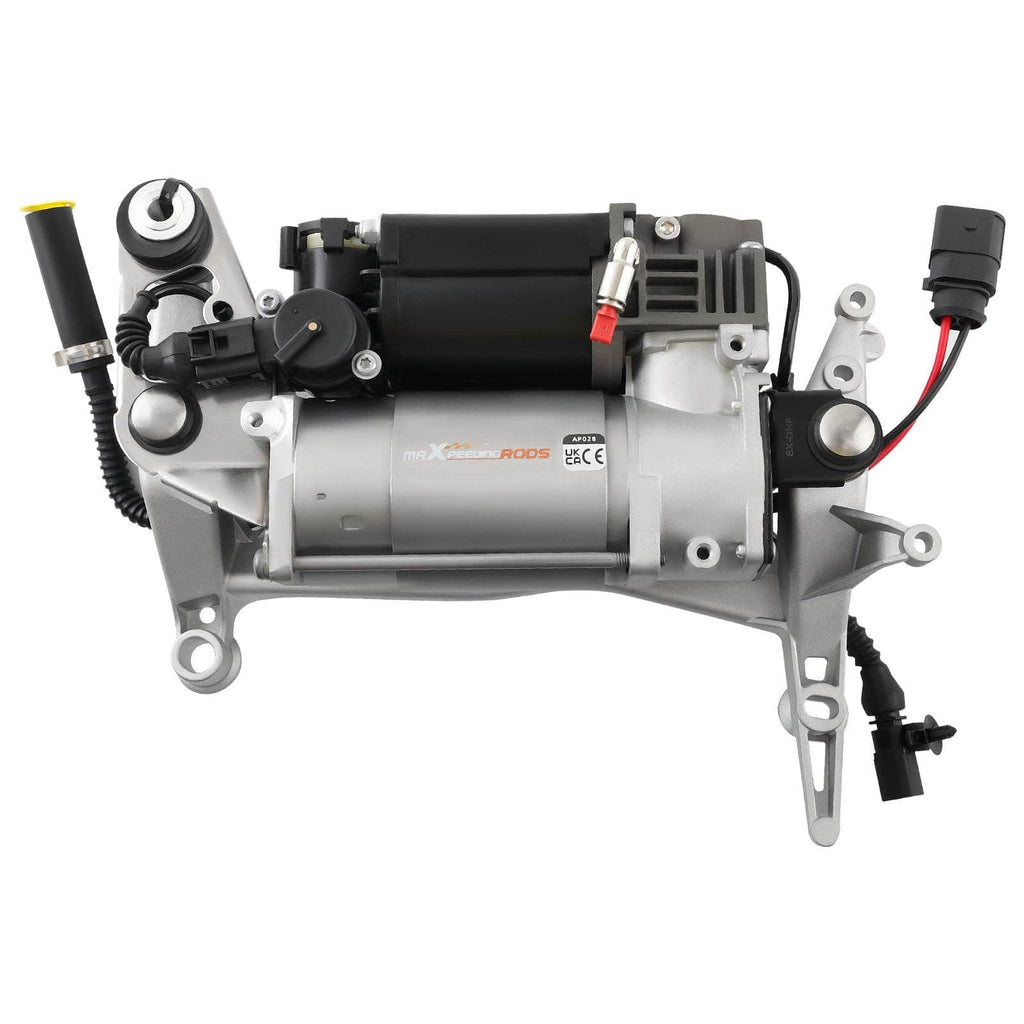 Luchtvering compressor met houder en relais geschikt voor VW Touareg 7L en Porsche Cayenne 9PA