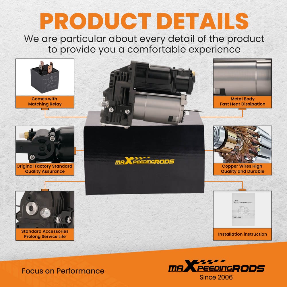 Compressor luchtvering geschikt voor Mercedes-Benz S-Klasse W221 4MATIC A2213201704