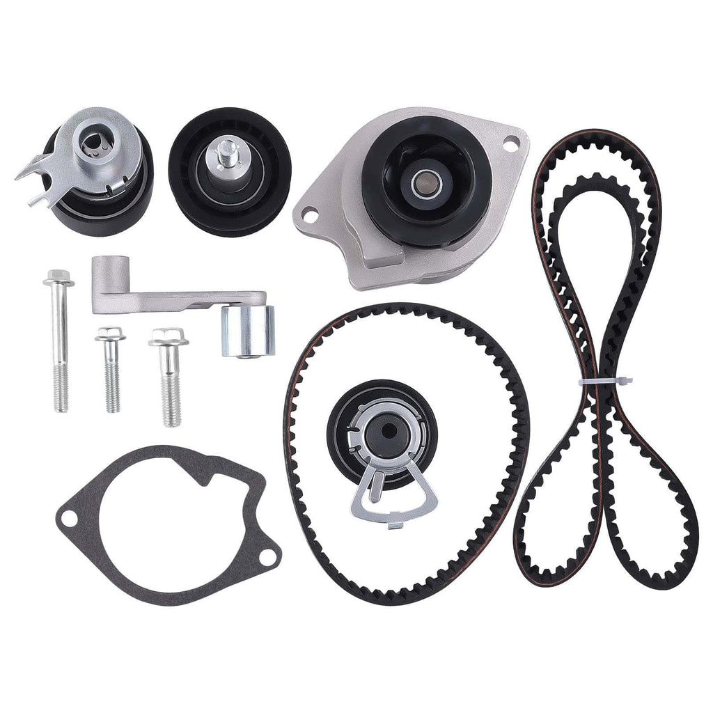 2x Distributieriem + Waterpomp Roller Set Geschikt voor VW Golf Lupo Polo Fabia 1.4 16v