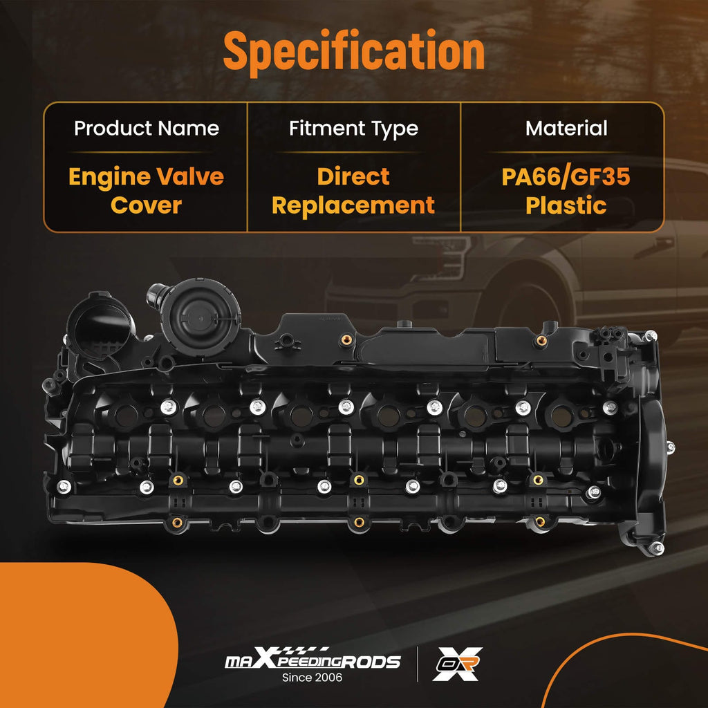 Klep cover met gasket geschikt voor BMW N57 3 Serie E90 E91 E93 5 Serie F10 7 Serie X3 11127800309