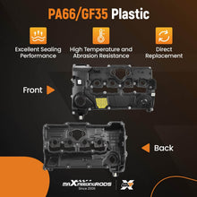 Laad de afbeelding in de galerijviewer, Klep cover + klep cover gasket geschikt voor BMW N43 1 3 5 E82 E87 E90 E91 1112755362
